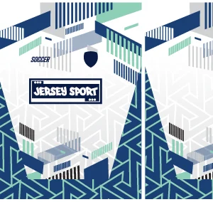 Jersey Sport Geometric Textura Gris