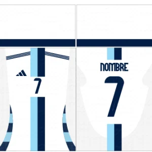 Jersey blanco y celeste 26