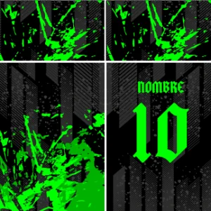 Jersey grunge verde 26