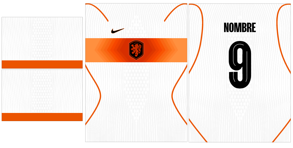 Paises Bajos Away Kit World Cup 26