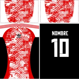 Textura Adidas Rojo 26