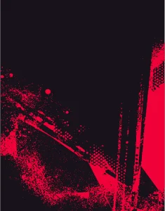 Textura Grunge Rojo Negro 5