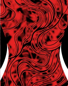 Textura Rojo Negro Grunge