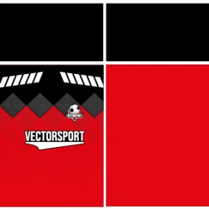 Geometric Rojo Negro VS26