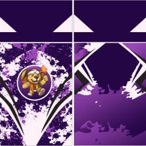 Oso Grunge Morado IA