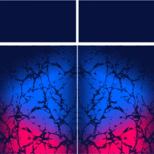 Textura Geometric Halftone Fucsia