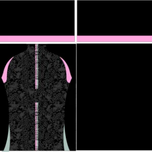 Textura Negro Rosa Menta Geometric